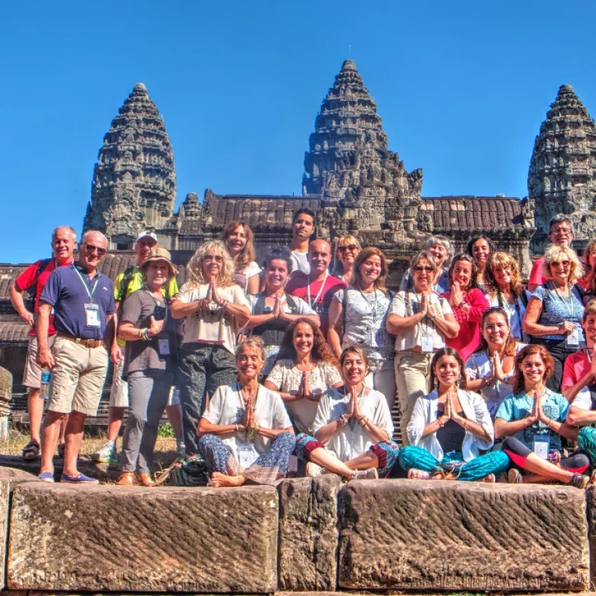 Grupo Shantitur 2017 en Angkor