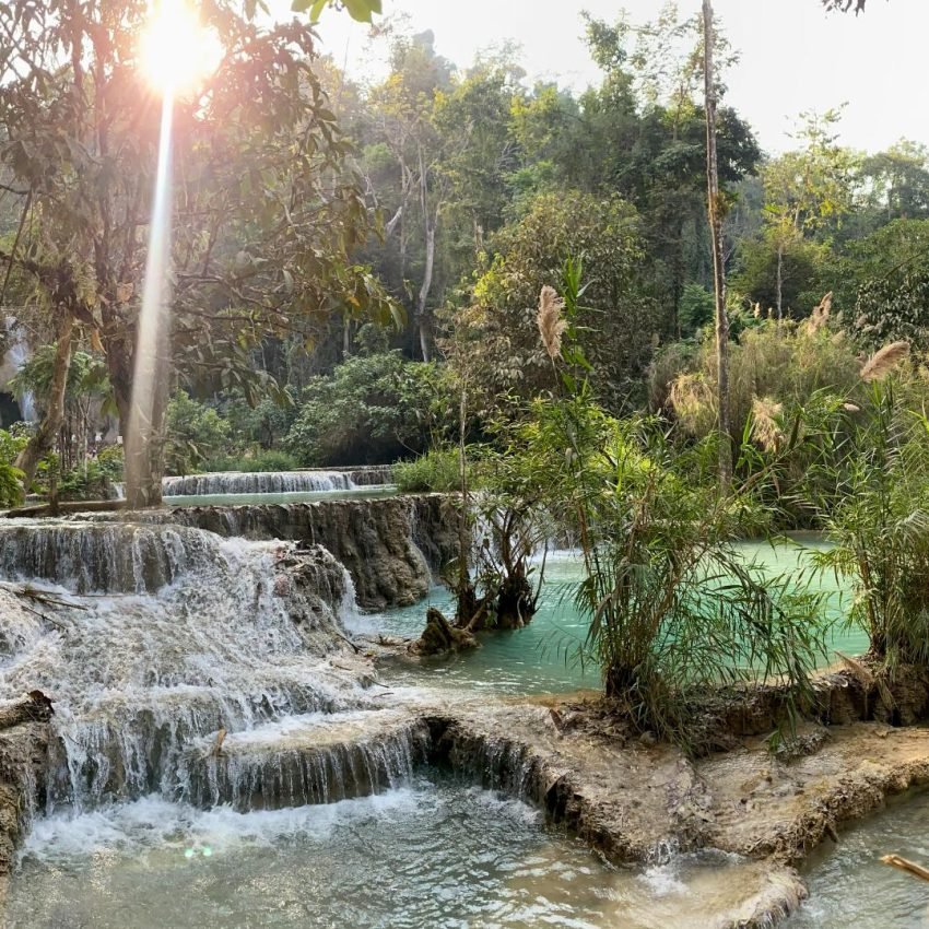 Cascadas de Kuang Si en Laos