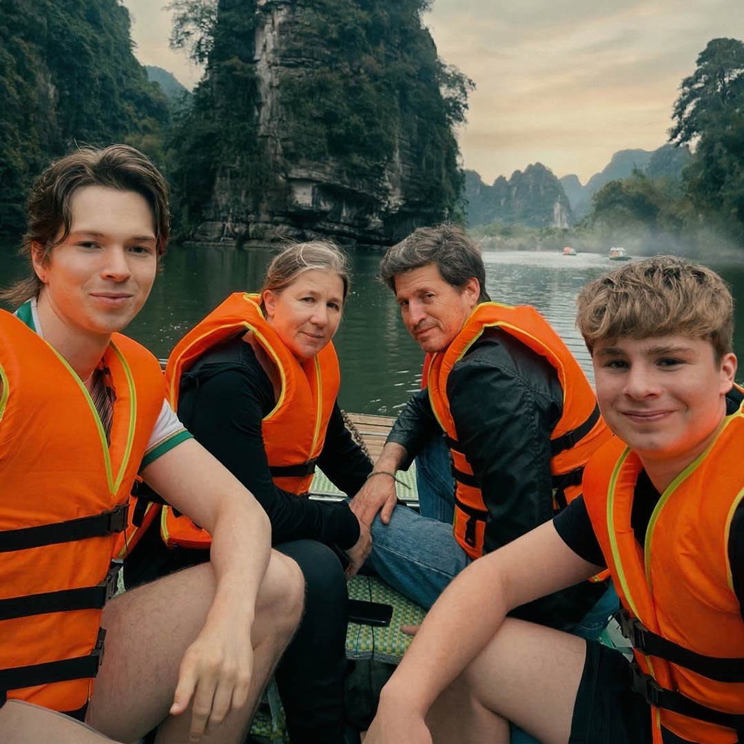 familia Faigenbaum en Vietnam